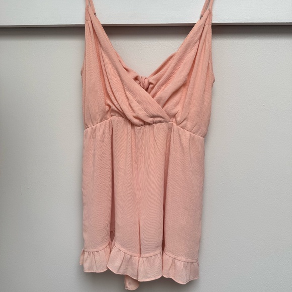 Alythea Peach Romper - Picture 2 of 7